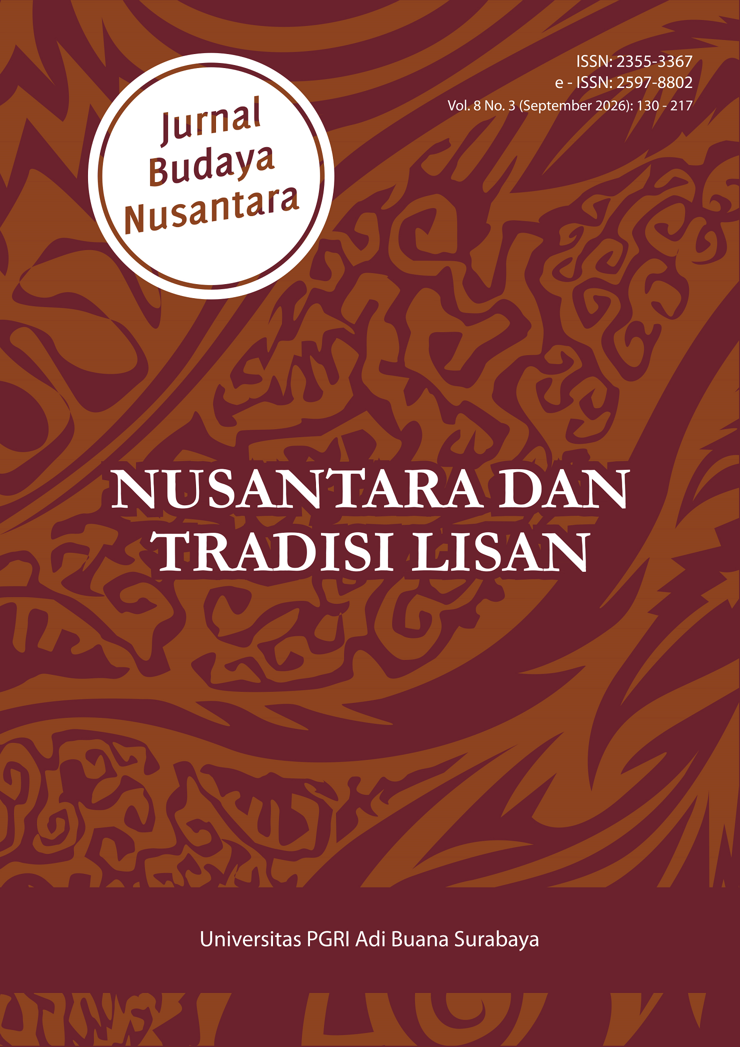 Jurnal Budaya Nusantara