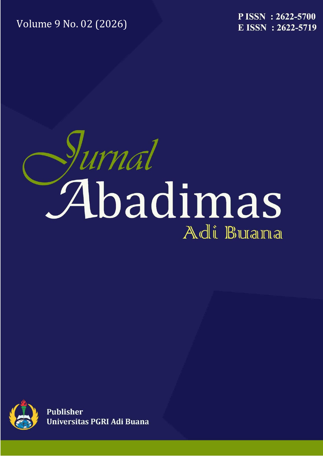 					View Vol. 9 No. 02 (2026): Jurnal Abadimas Adi Buana
				