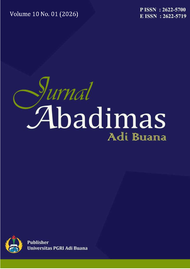 					View Vol. 10 No. 01 (2026): Jurnal Abadimas Adi Buana
				