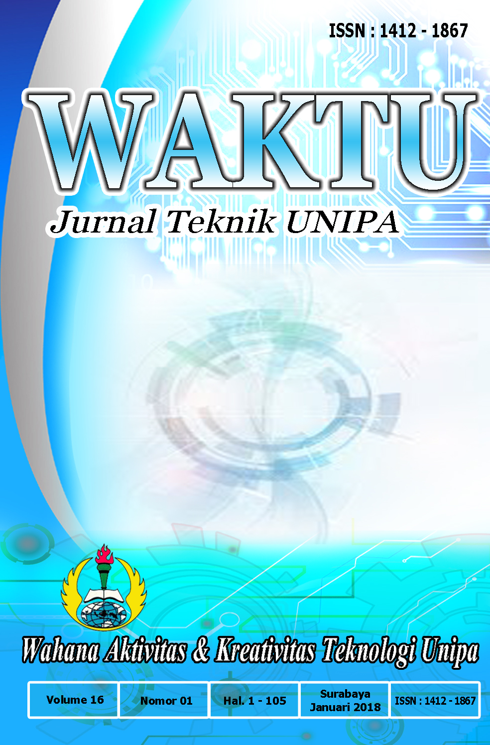 					View Vol. 16 No. 1 (2018): Waktu: Jurnal Teknik UNIPA
				