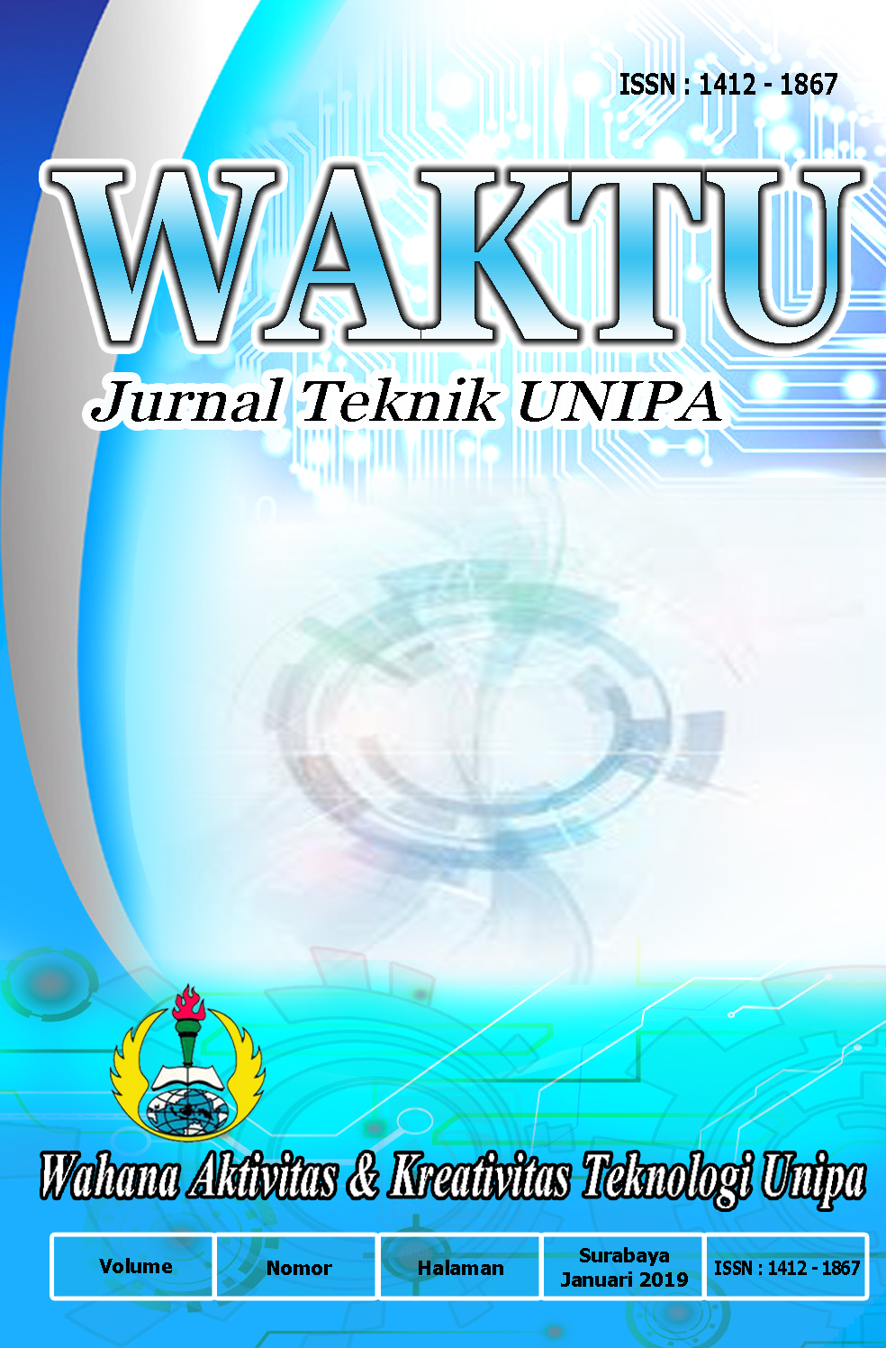 					View Vol. 17 No. 1 (2019): Waktu: Jurnal Teknik UNIPA
				