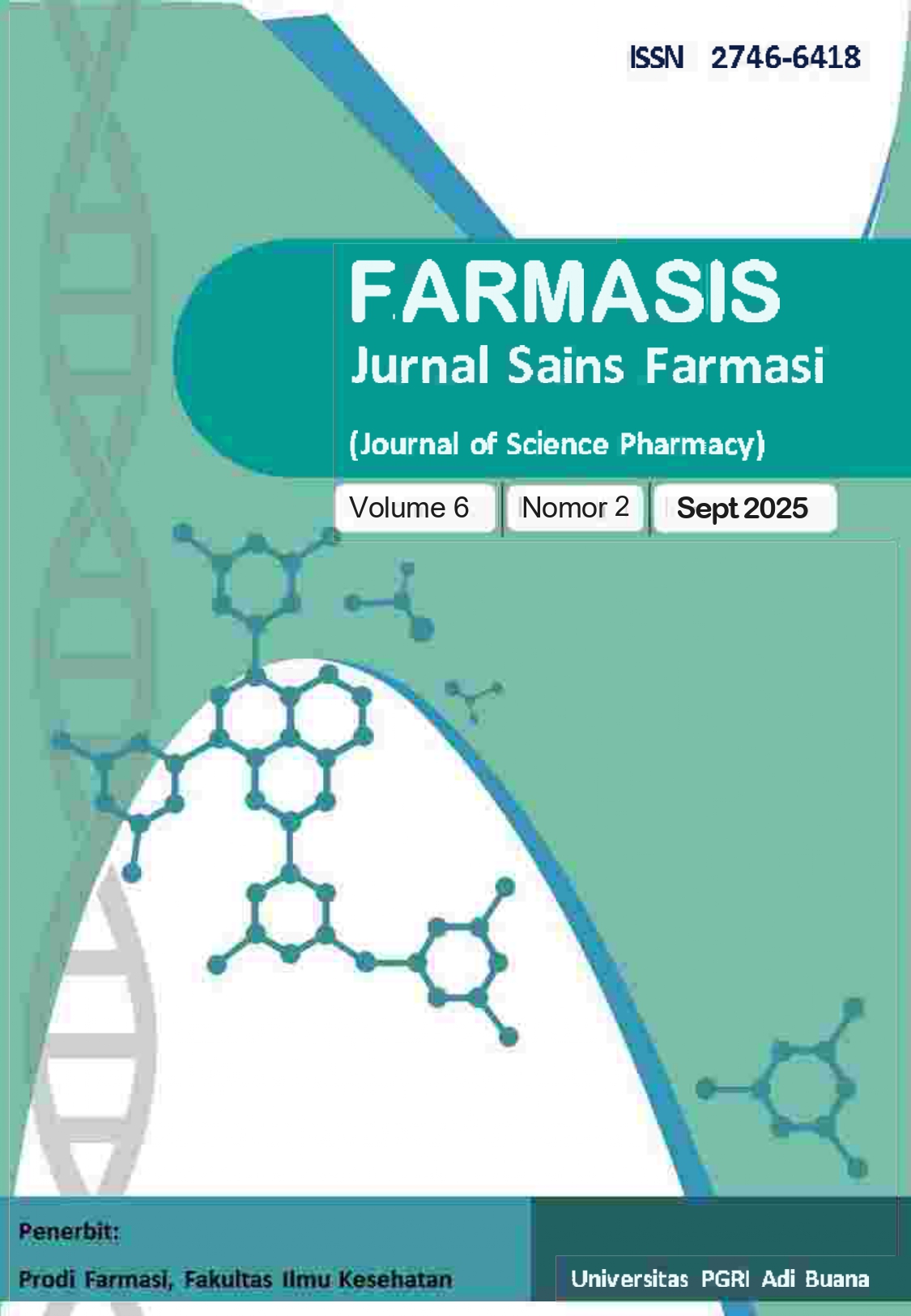 					View Vol. 6 No. 2 (2025): Jurnal Farmasis
				