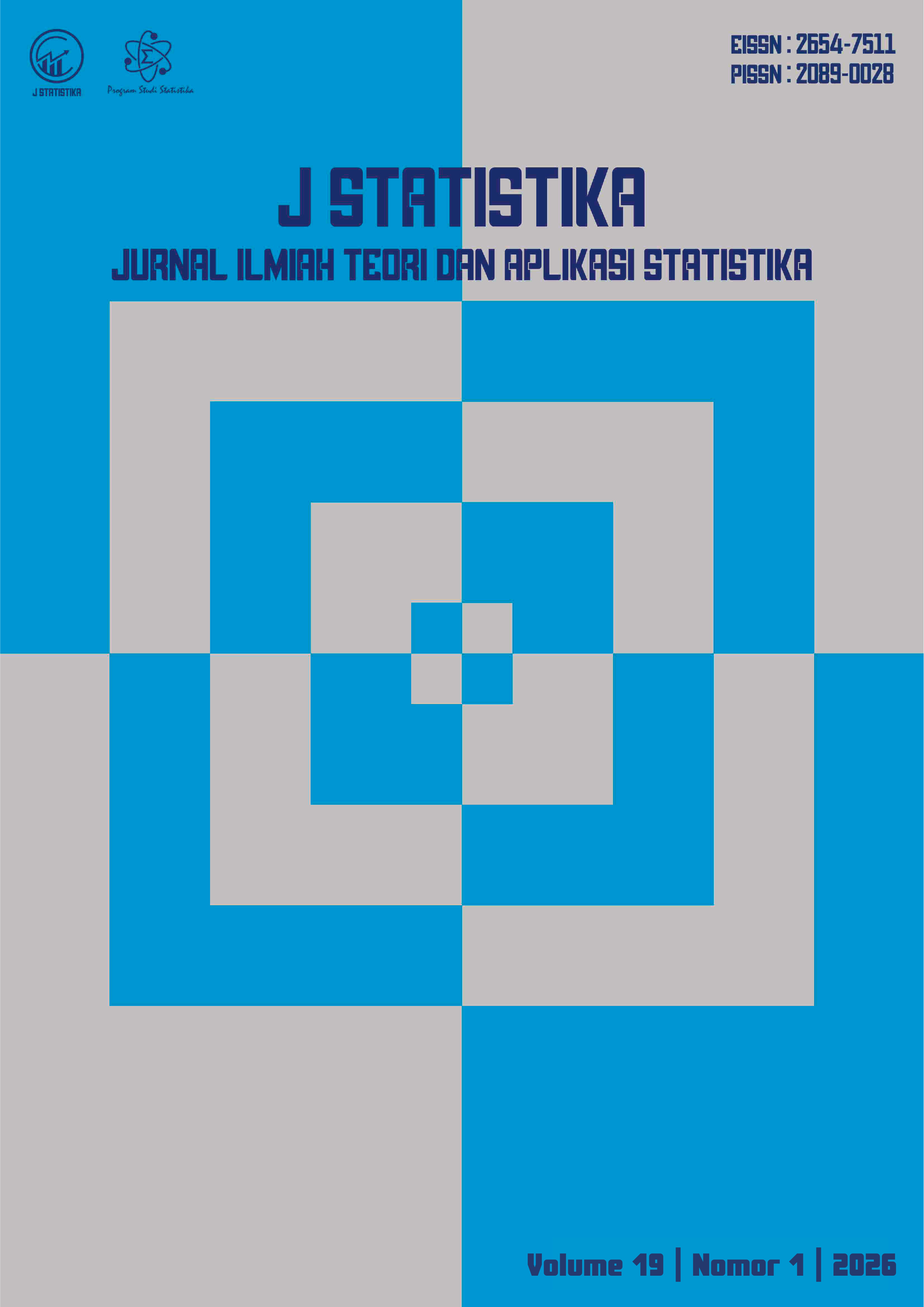 					View Vol. 19 No. 1 (2026): Jurnal Ilmiah Teori dan Aplikasi Statistika
				